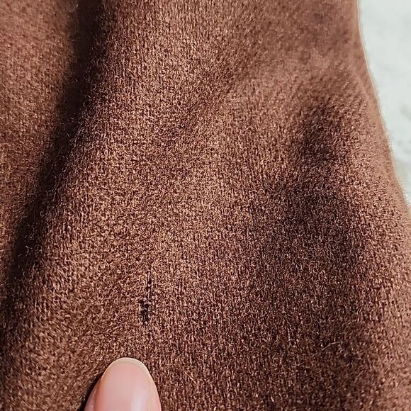 Vintage Easy Pieces New York pencil skirt Chocolate brown 100% wool size 6 USA - Picture 10 of 10